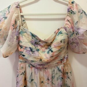 Abercrombie & Fitch Emerson off the shoulder Maxi Dress